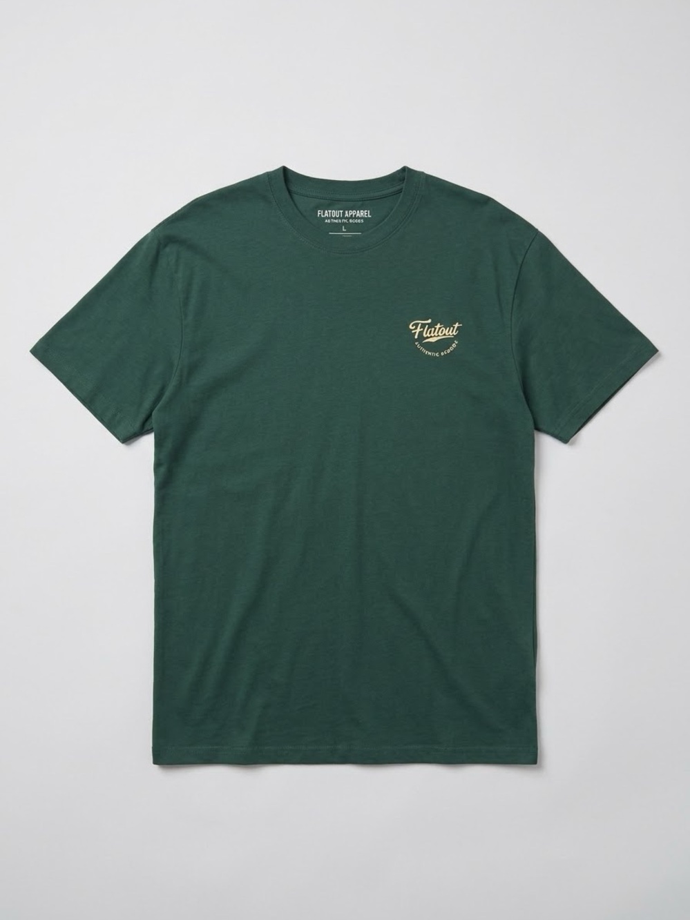 Men's Short-Sleeve Crew T-Shirt in Forest Green